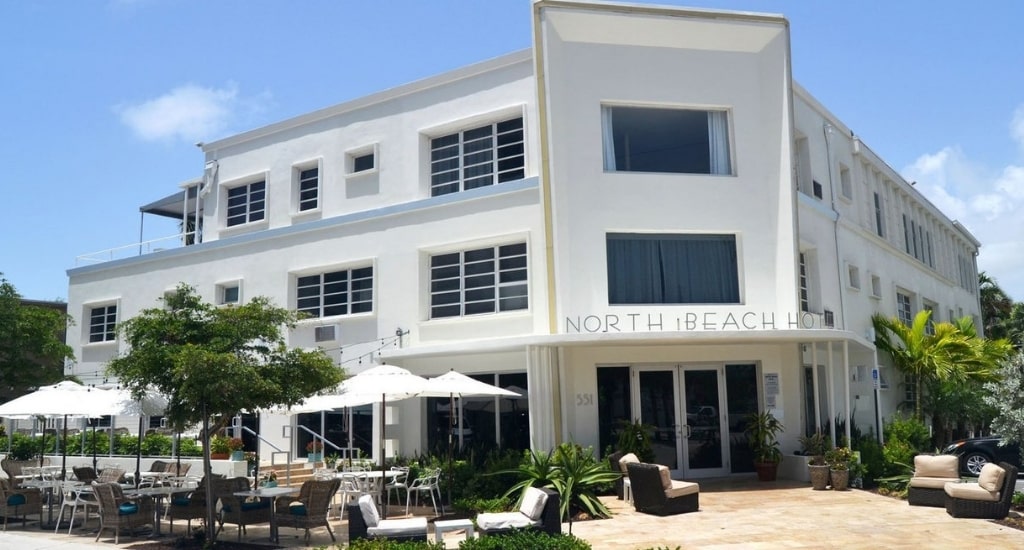 exterior of north beach hotel fort lauderdale