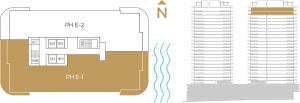 Penthouse 1 East Footprint
