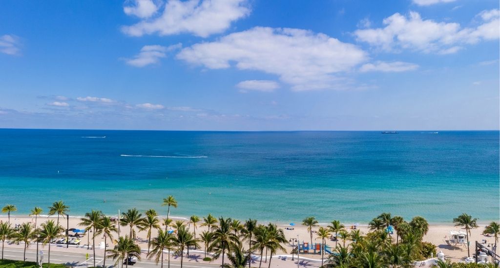 Selene waterfront view of the fort lauderdale beach