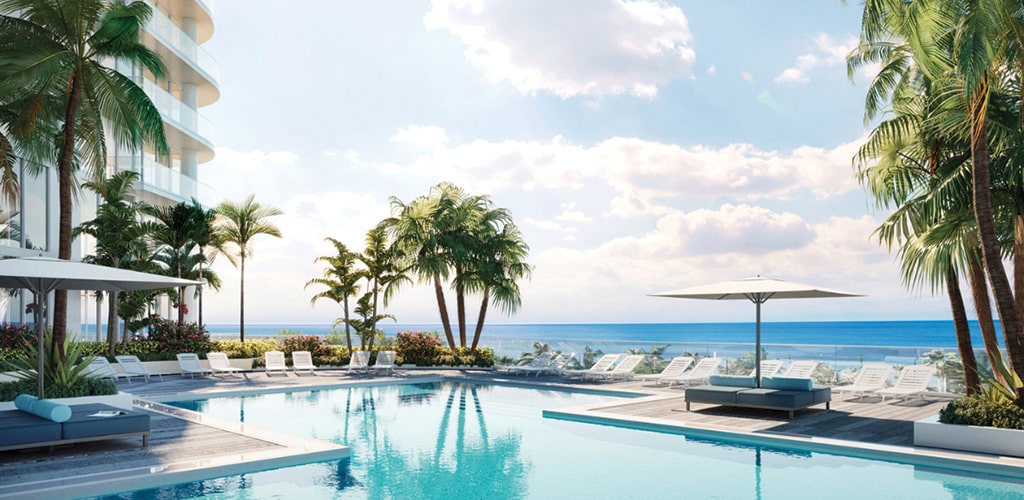 Selene Fort Lauderdale Oceanfront pool