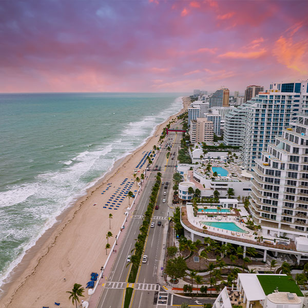 Selene Fort Lauderdale residents view of the Ocean