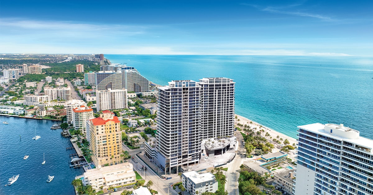 aerial of Selene Fort Lauderdale