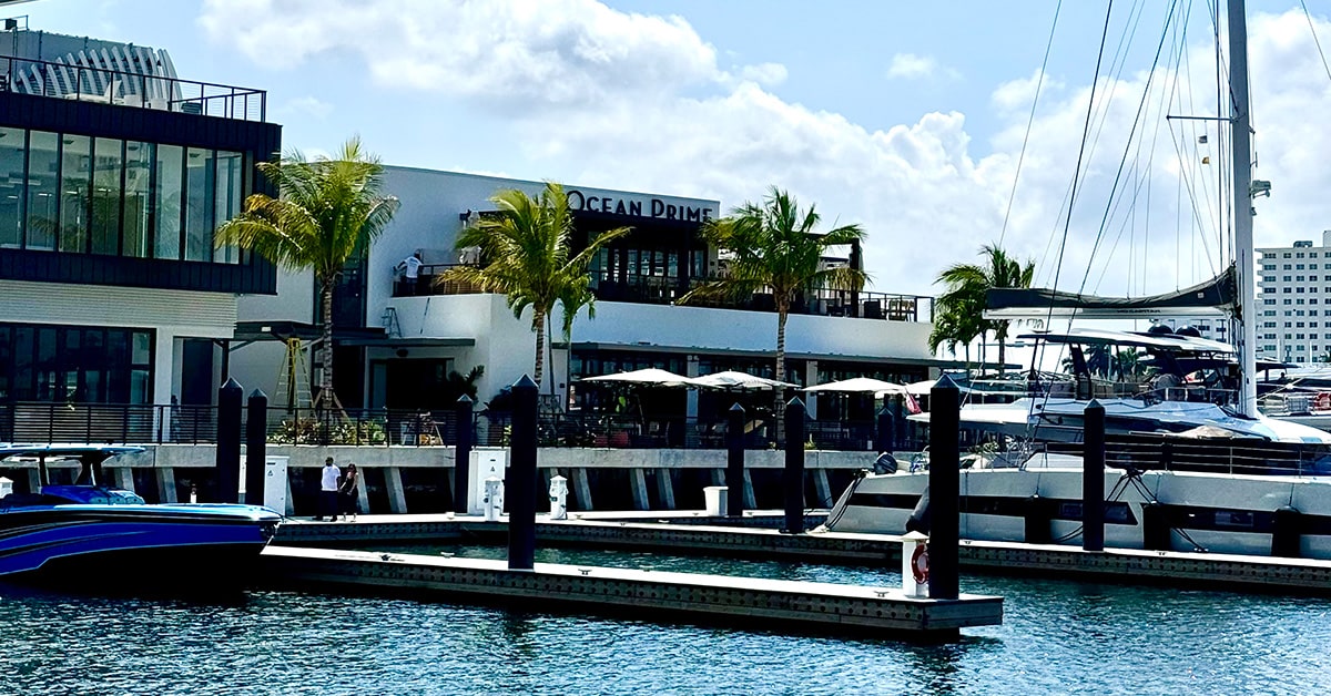 Ocean Prime Fort Lauderdale waterfront District