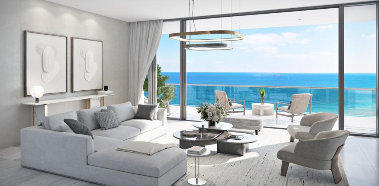 Closings Begin at Ft. Lauderdale Living Room